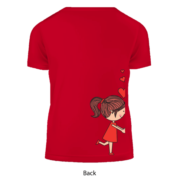 Cartoon Love Design, Set of 2 PCS – Couple Tshirt for Couples