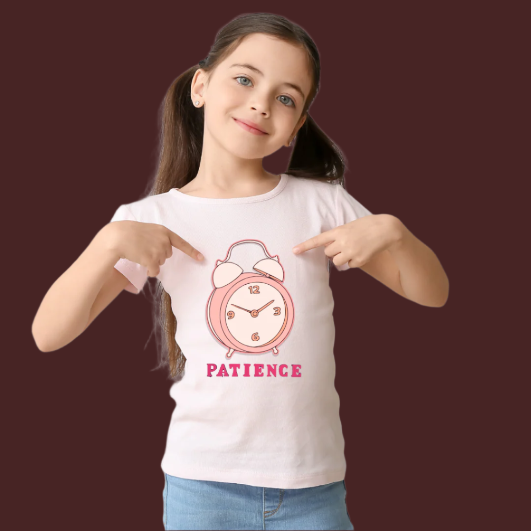 PROGRESS TAKES PATIENCE, T-Shirt, 100% Cotton