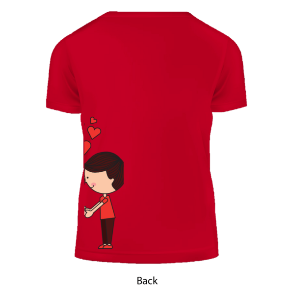 Cartoon Love Design, Set of 2 PCS – Couple Tshirt for Couples