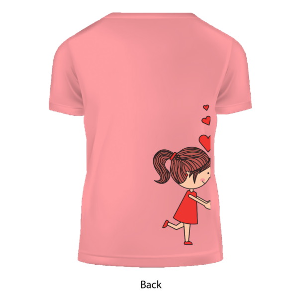Cartoon Love Design, Set of 2 PCS – Couple Tshirt for Couples