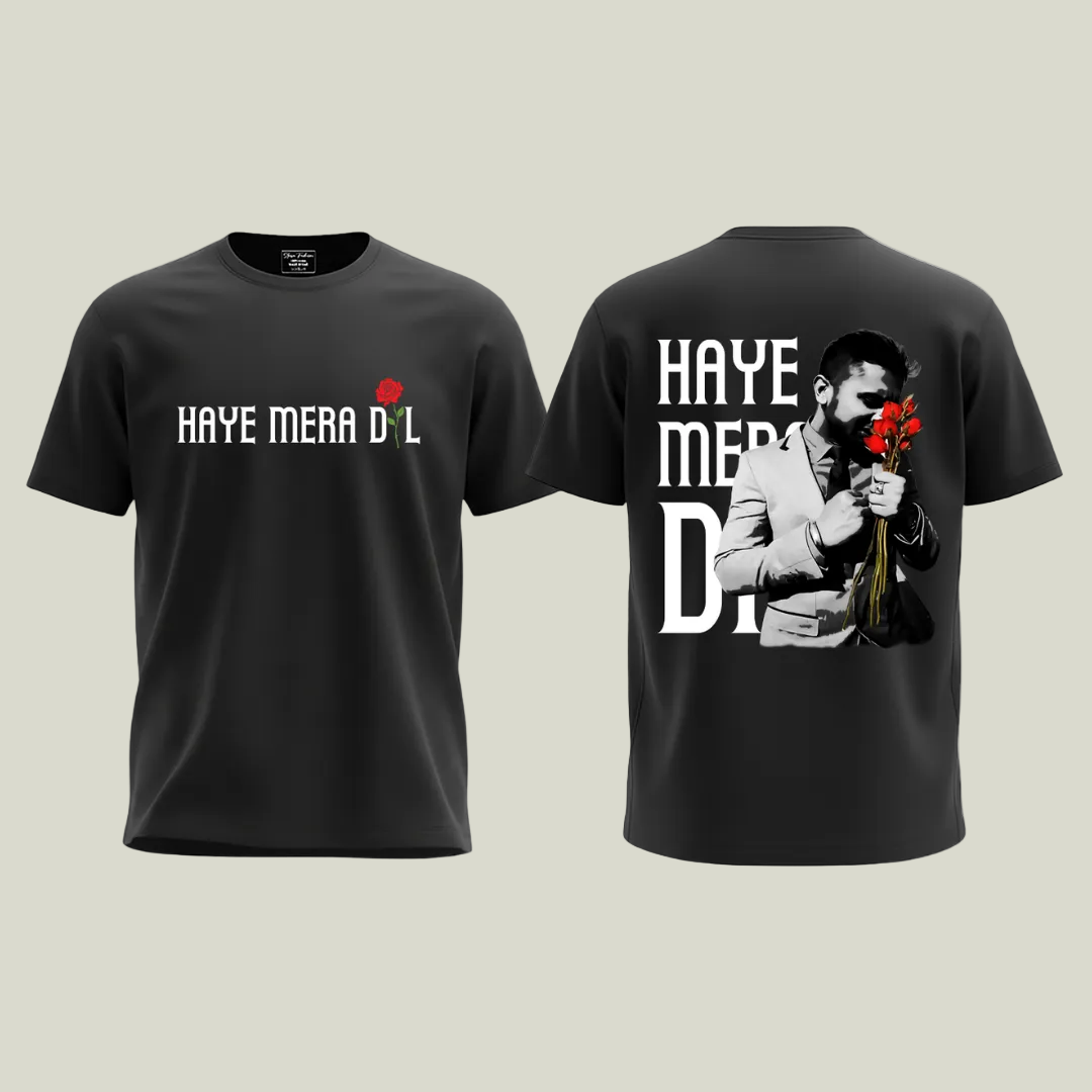 Haye Mera Dil Graphic Tee | Honey Singh Nostalgia Round Neck T-Shirt
