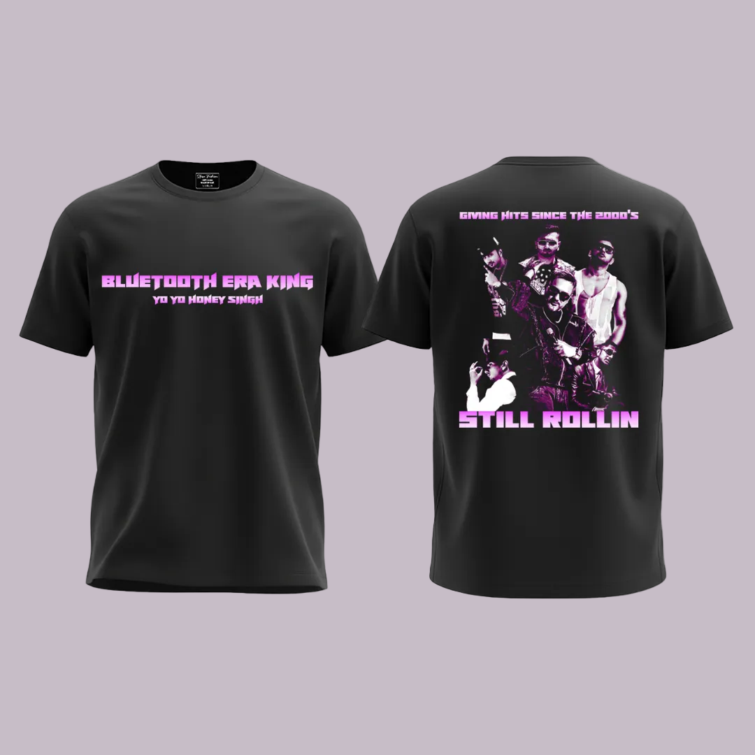 Honey Singh "Still Rollin" Fan Merchandise T-Shirt | Bluetooth Era King Retro Music Tee
