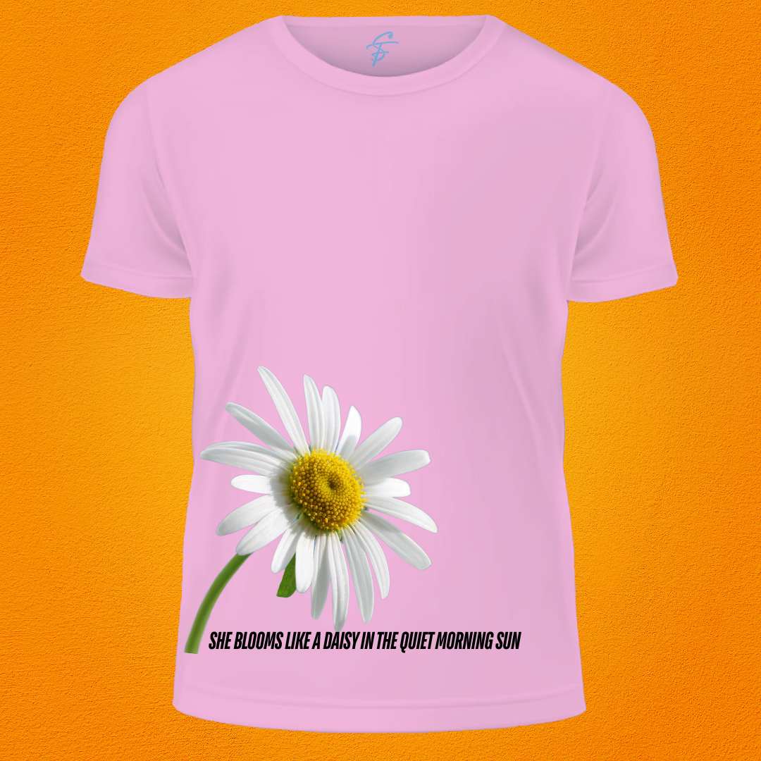 FLOWER SUMMER, T-Shirt, 100% Cotton, Short Sleeve, Summer Collection