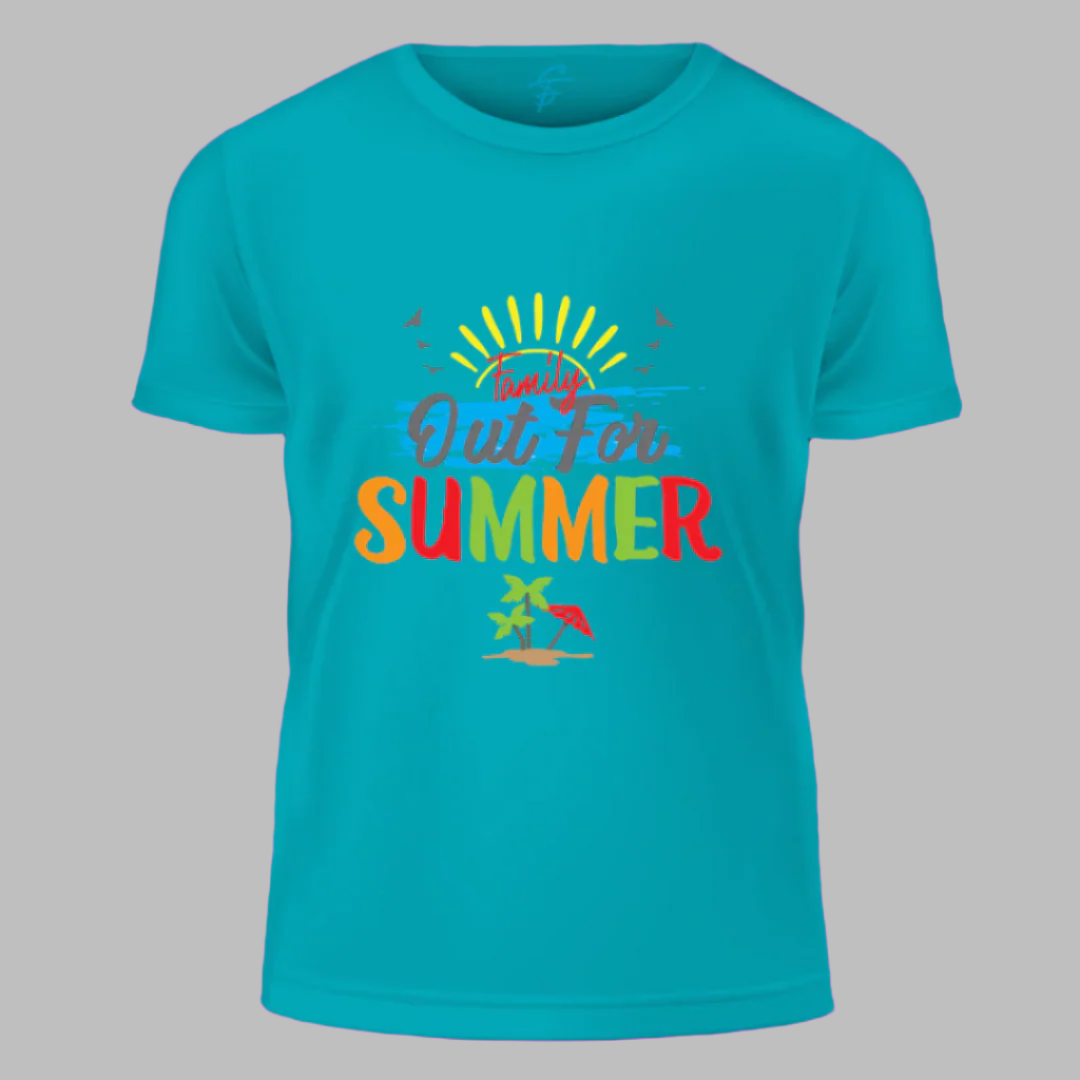 OUT FOR SUMMER, T-Shirt, 100% Cotton, Summer Collection