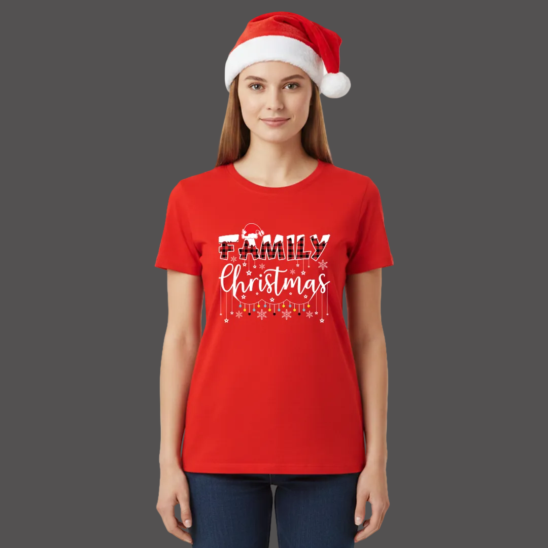 Family Christmas Tees - Christmas vibes T-shirt for family