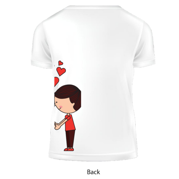 Cartoon Love Design, Set of 2 PCS – Couple Tshirt for Couples