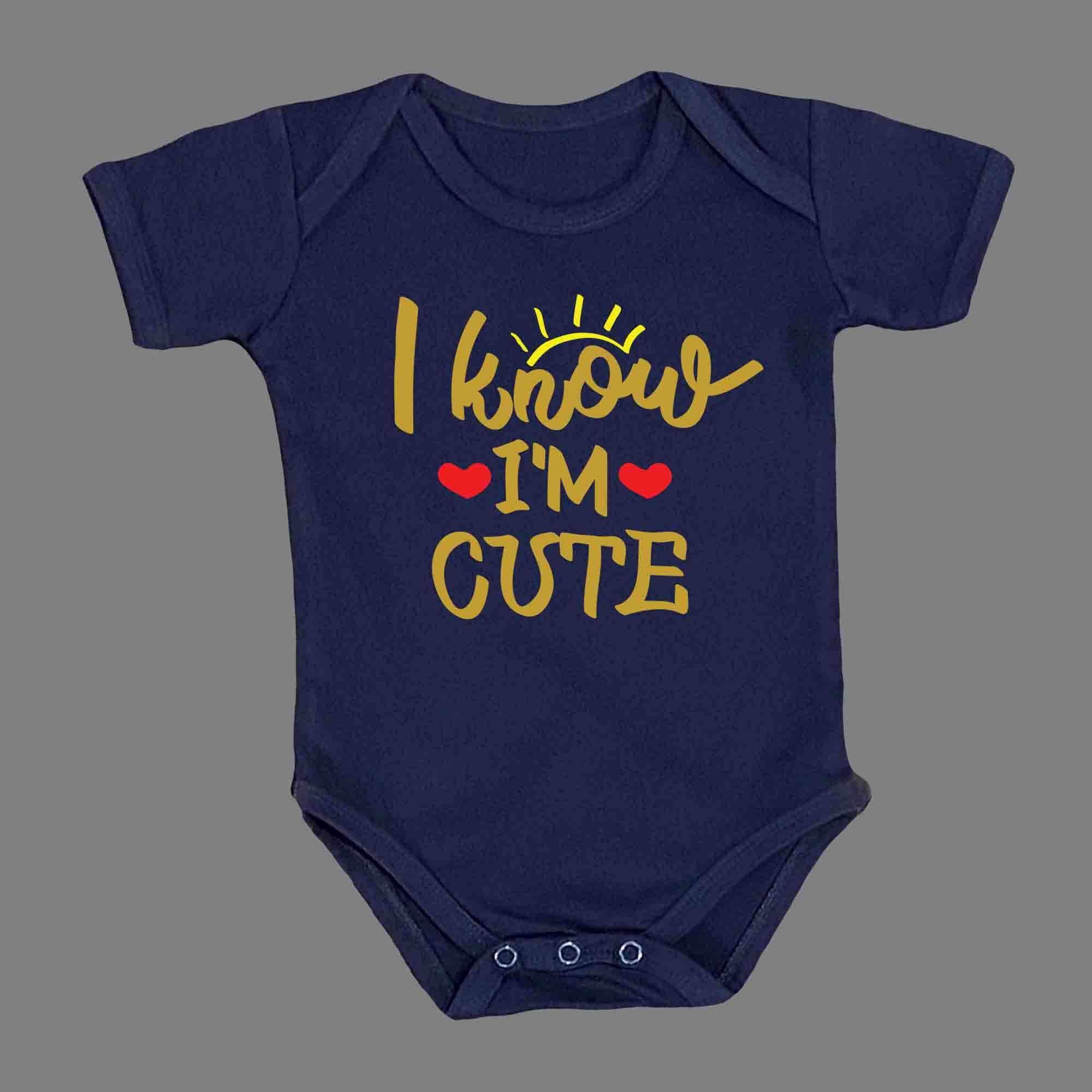 I KNOW IM CUTE - Infant Tees