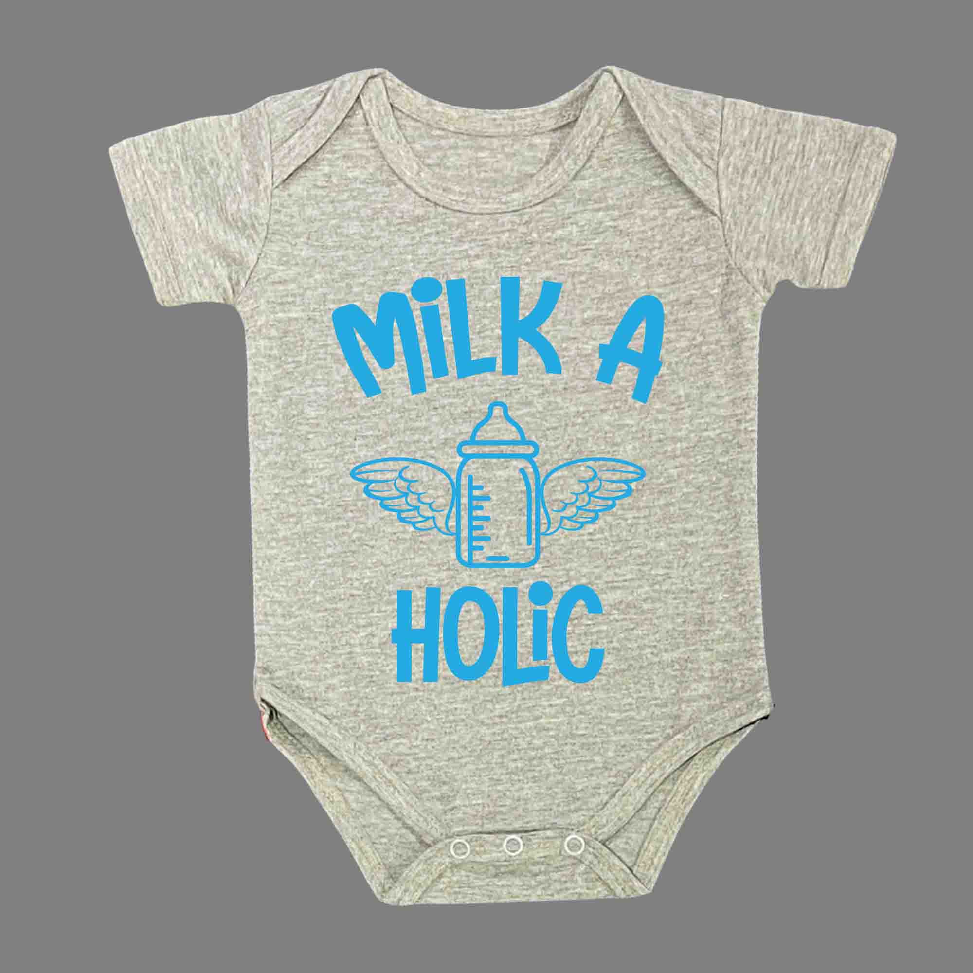 MILK A HOLIC BABY ROMPER - Infant Tees