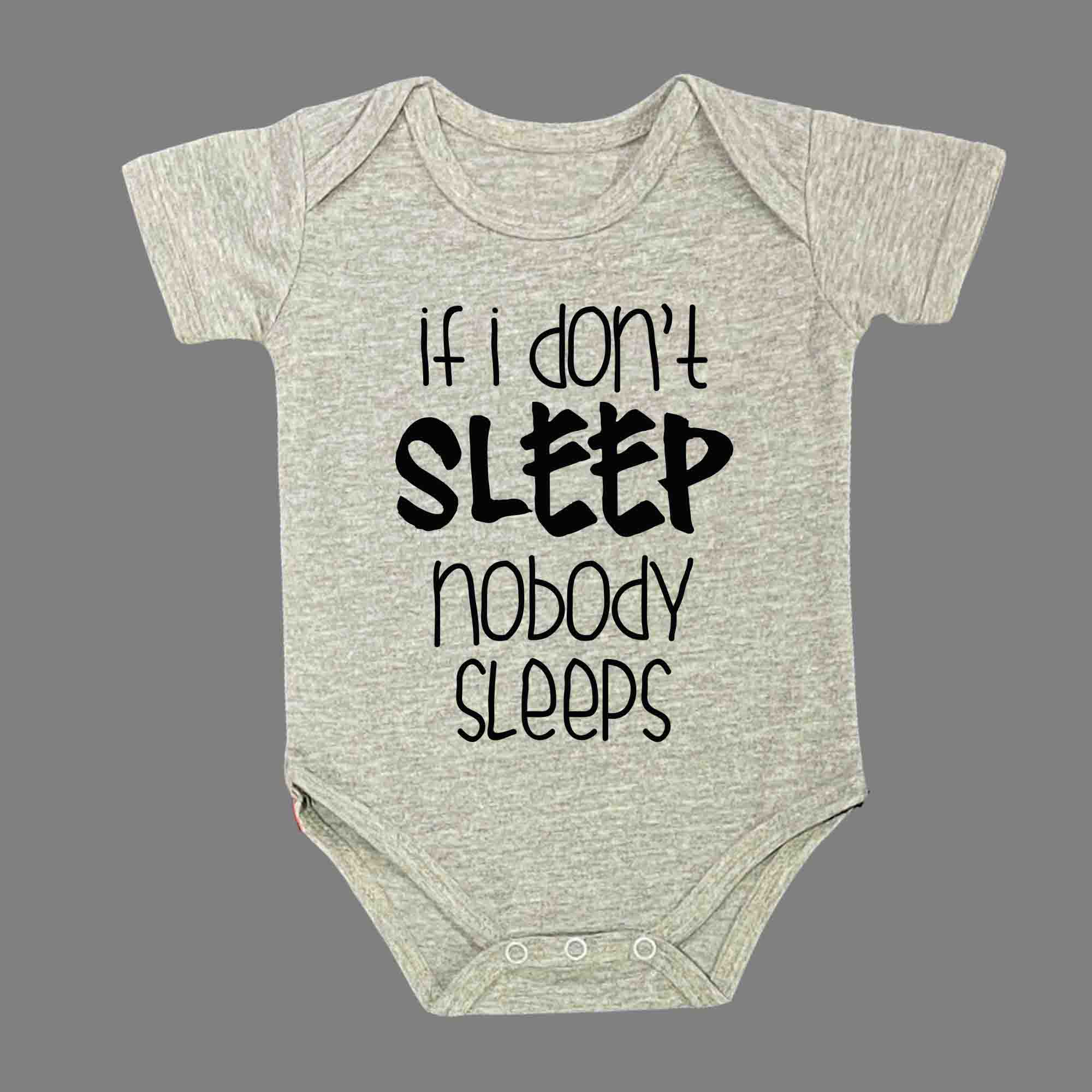IF I DONT SLEEP BABY ROMPER - Infant Tees