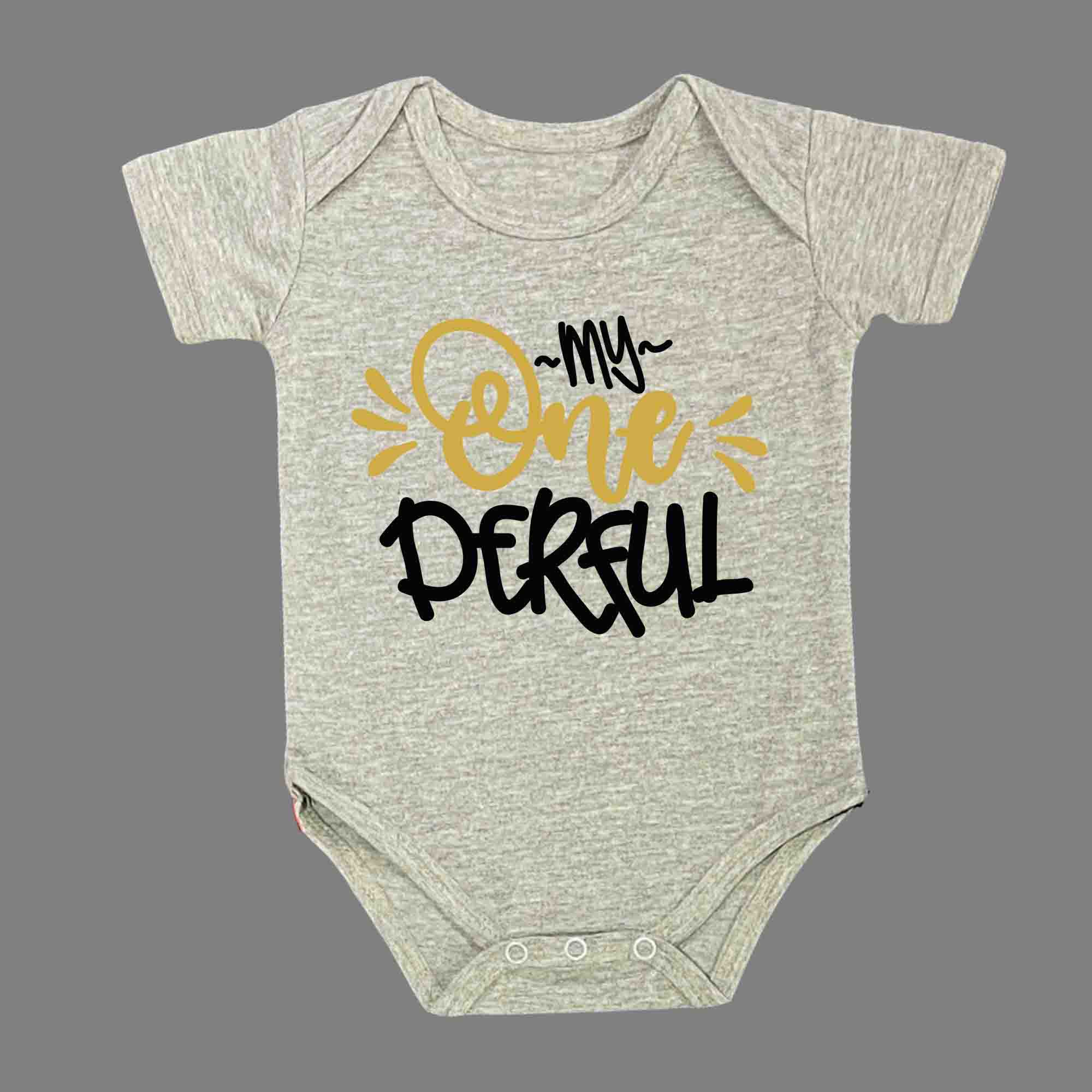 MY ONE DERFUL BABY ROMPER - Infant Tees