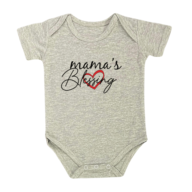 BLESSED MAMA TSHIRT AND ROMPER - Mom & Me