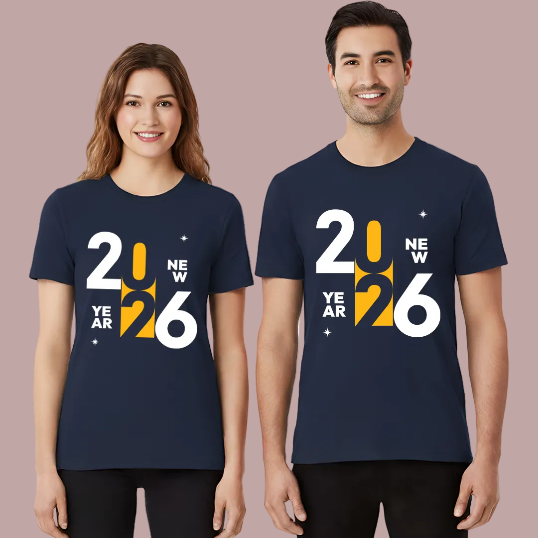 Matching Family  New Year 2026 Graphic T-Shirts – Festive Holiday T-shirts for Parents, Toddler, and Baby – Soft Cotton Custom New Year’s Eve Celebration Apparel