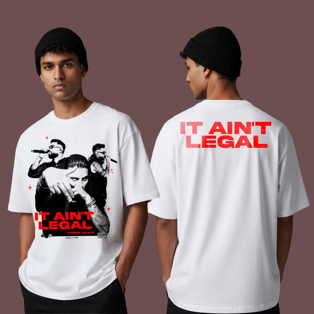 IT AIN'T LAGAL KARANA AUJLA GRAPHIC TEES