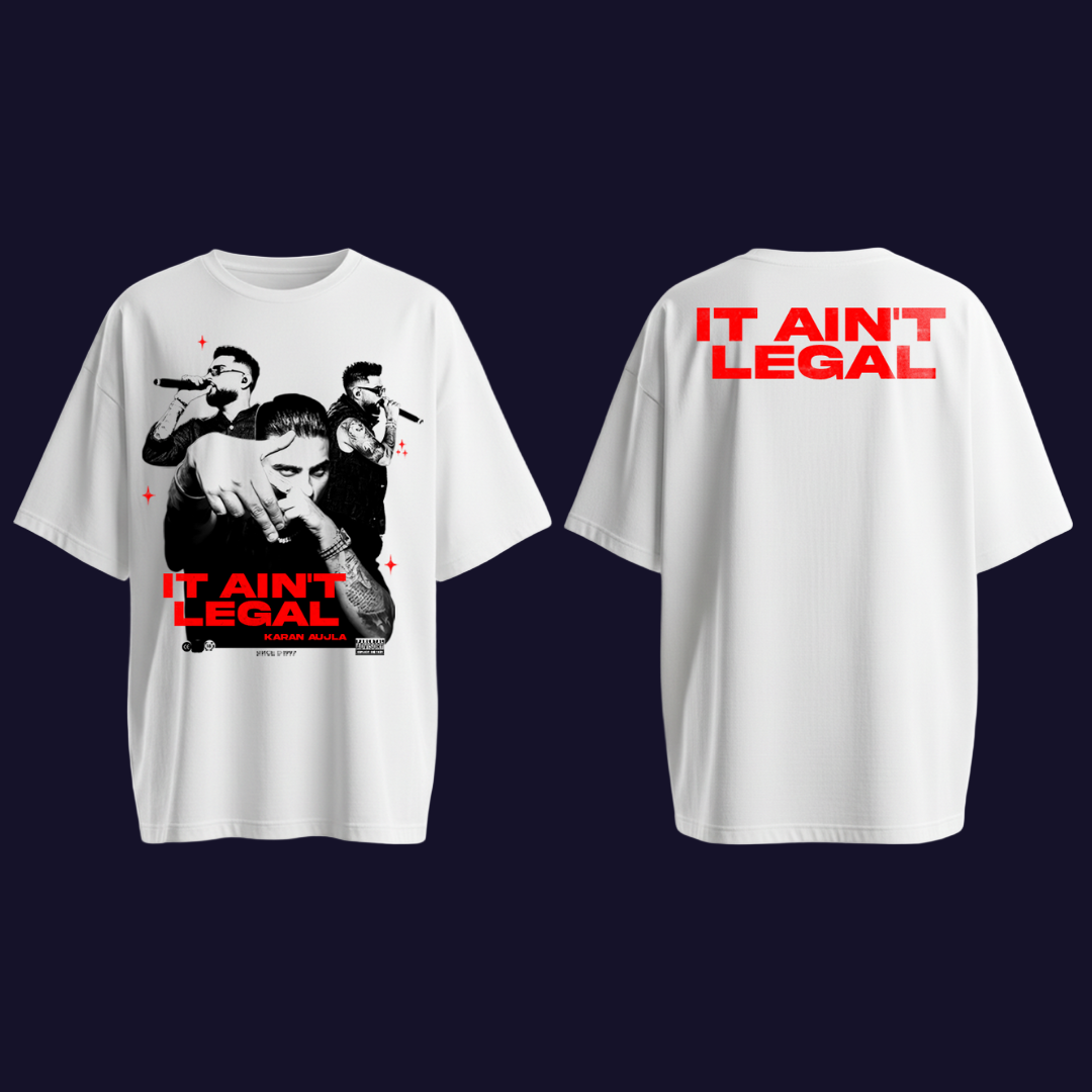 IT AIN'T LAGAL KARANA AUJLA GRAPHIC TEES