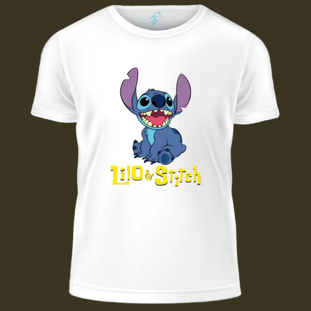 Lio and Stitch - Vibe Wear T-Shirt, 100% Cotton