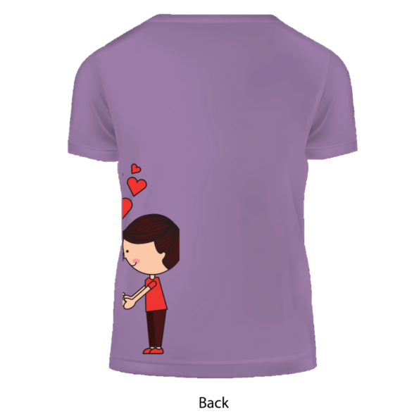 Cartoon Love Design, Set of 2 PCS – Couple Tshirt for Couples