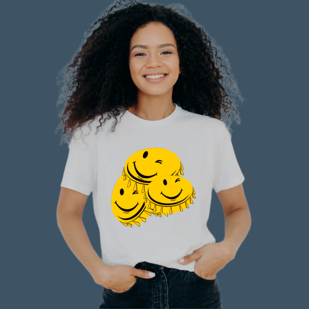 Don't Worry be Happy  - Vibe Wear T-Shirt, 100% Cotton