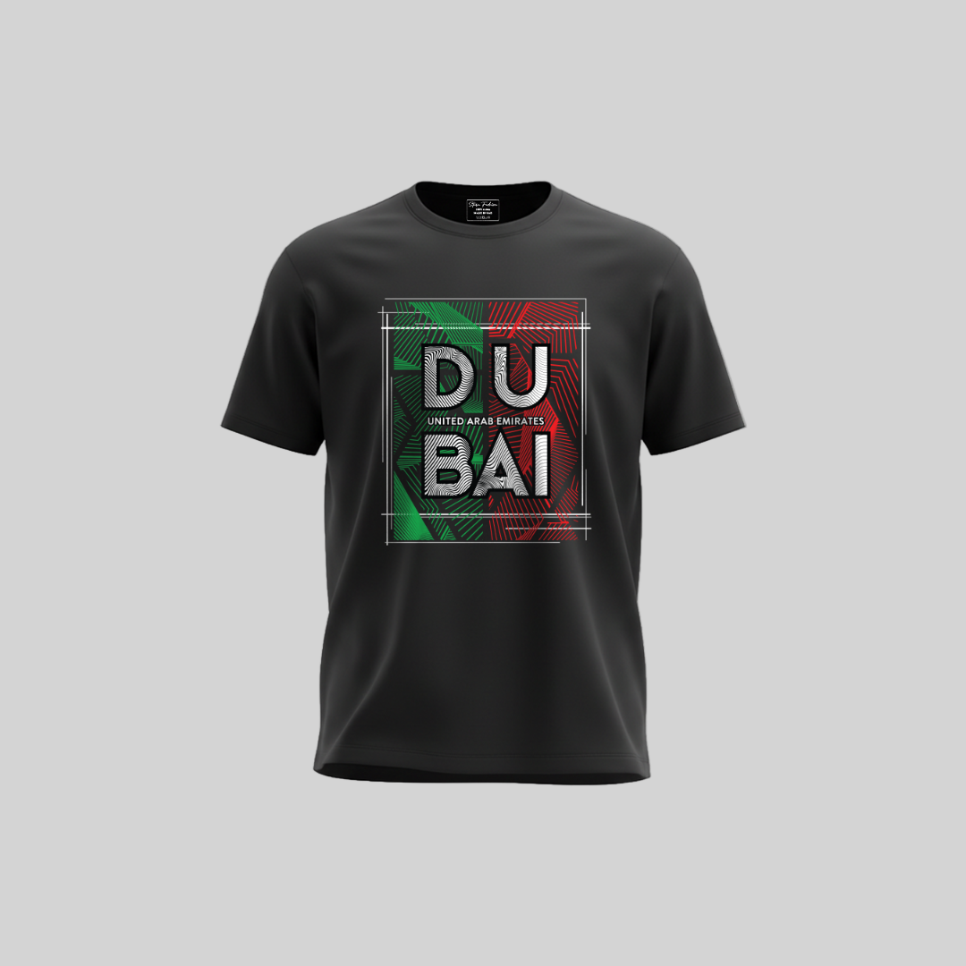 Dubai United Arab Emirates Flag Twinning Tees – Souvenir Edition