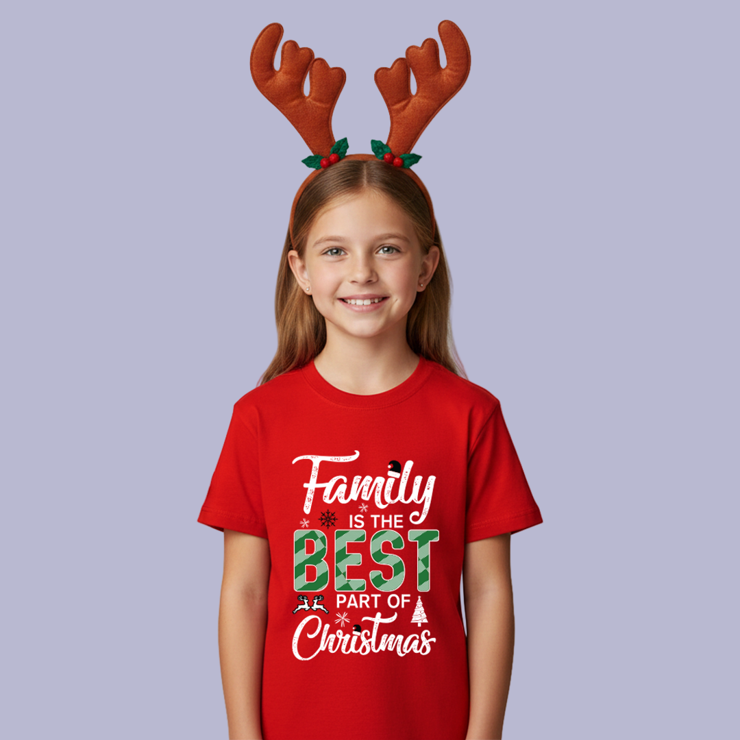 Christmas Family T-shirt - Family is the best part of Christmas - family tees - Christmas t-shirt Matching family outfit