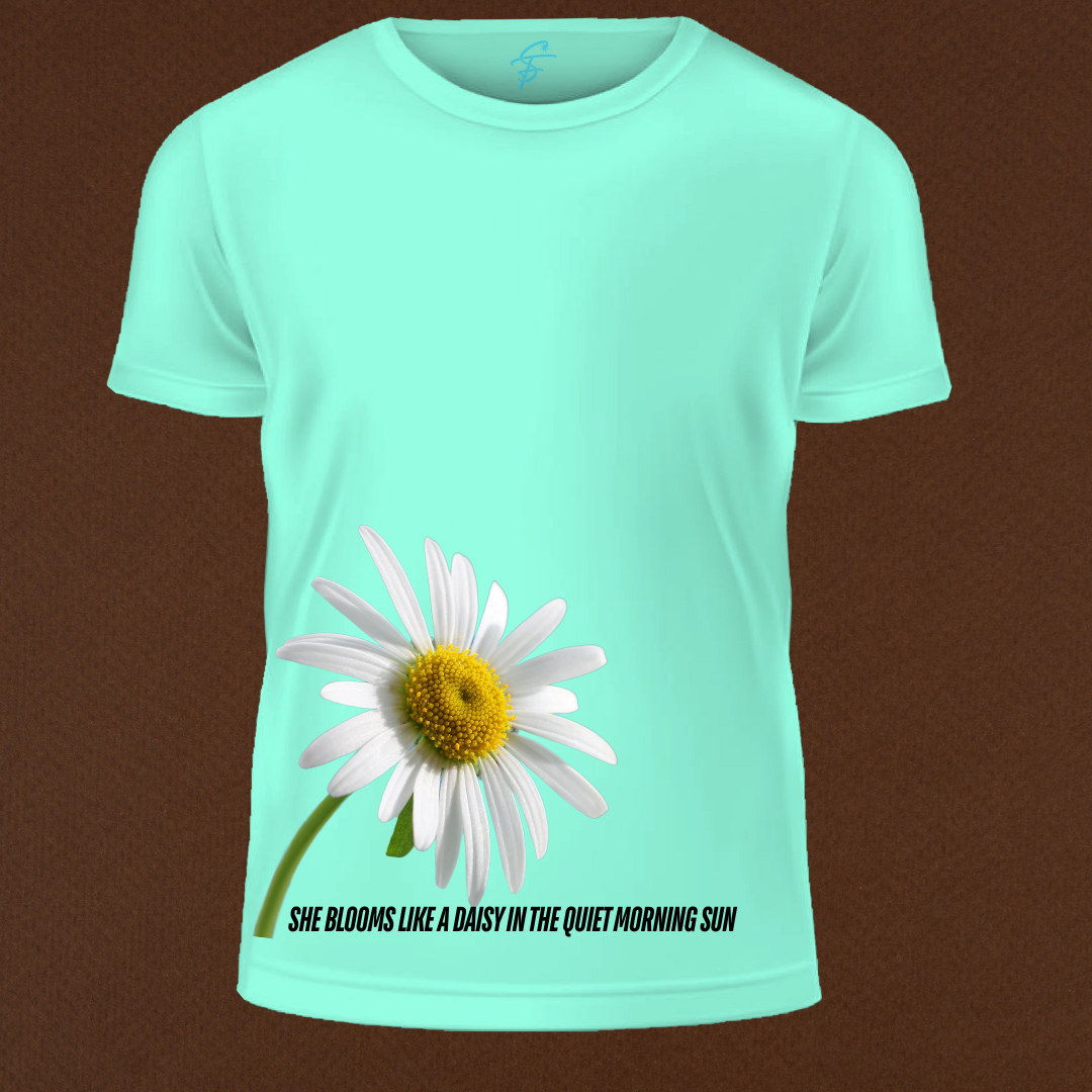 FLOWER SUMMER, T-Shirt, 100% Cotton, Short Sleeve, Summer Collection