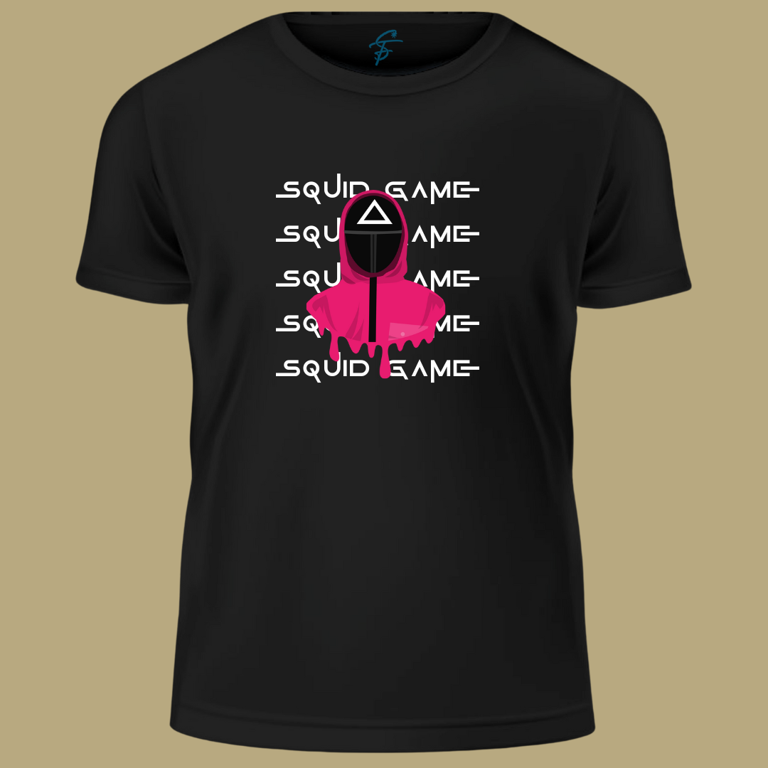 SQUID GAME DOUBLE MAN T-Shirt, 100% Cotton