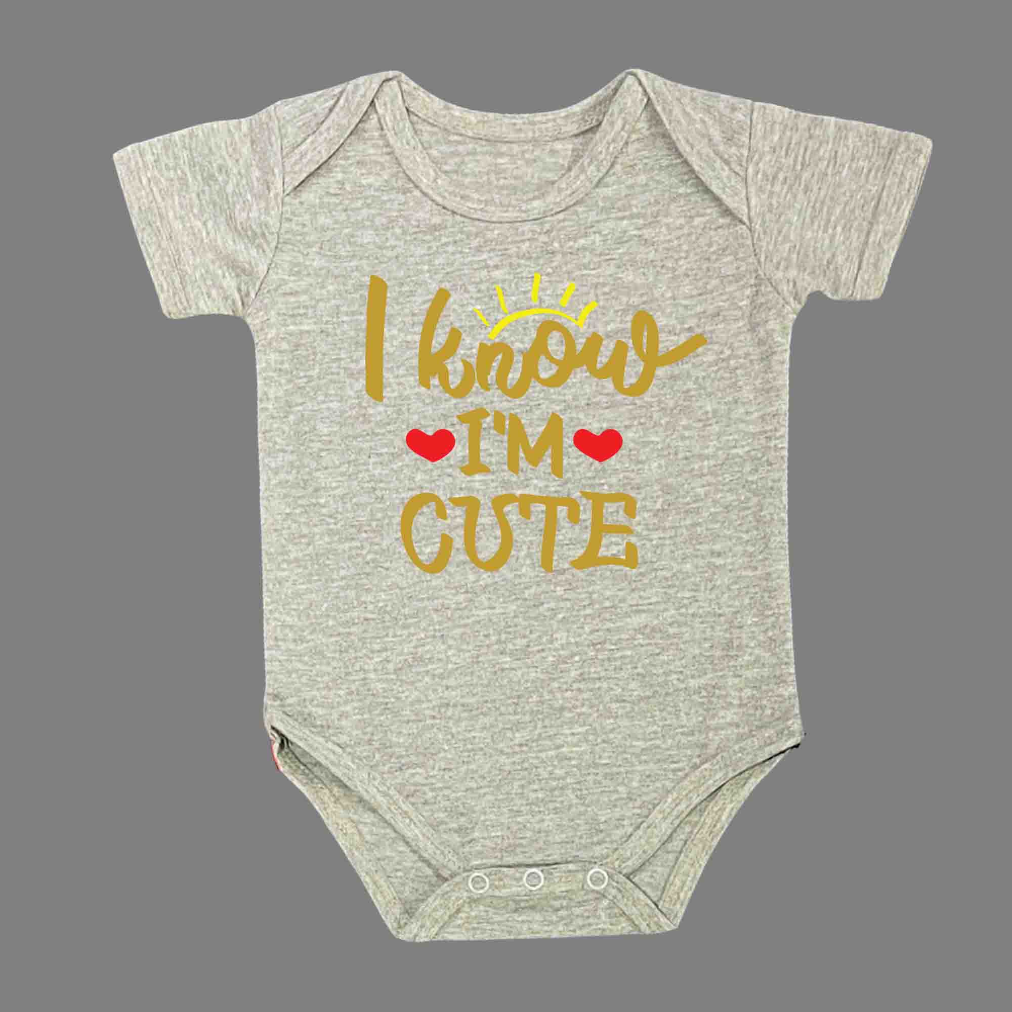 I KNOW IM CUTE - Infant Tees