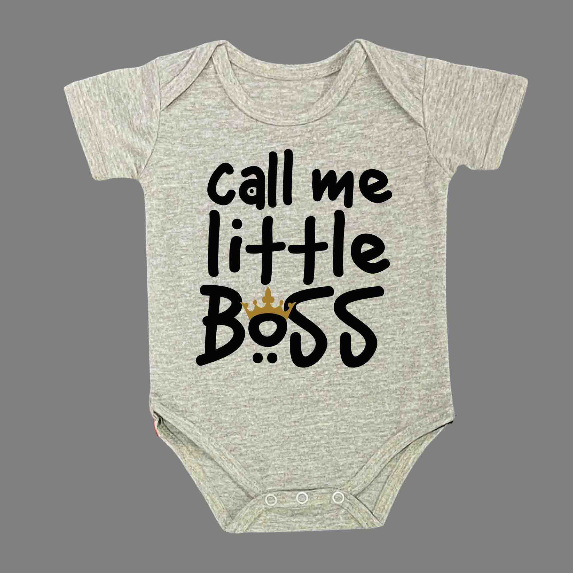 CALL ME LITTLE BOSS - Infant Tees