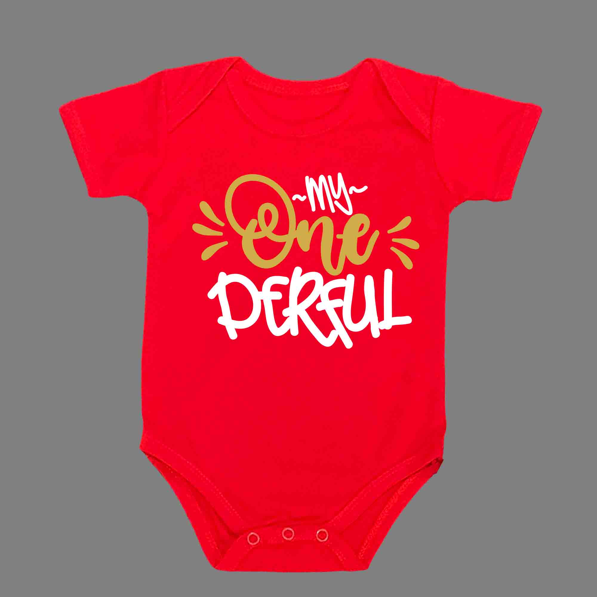 MY ONE DERFUL BABY ROMPER - Infant Tees