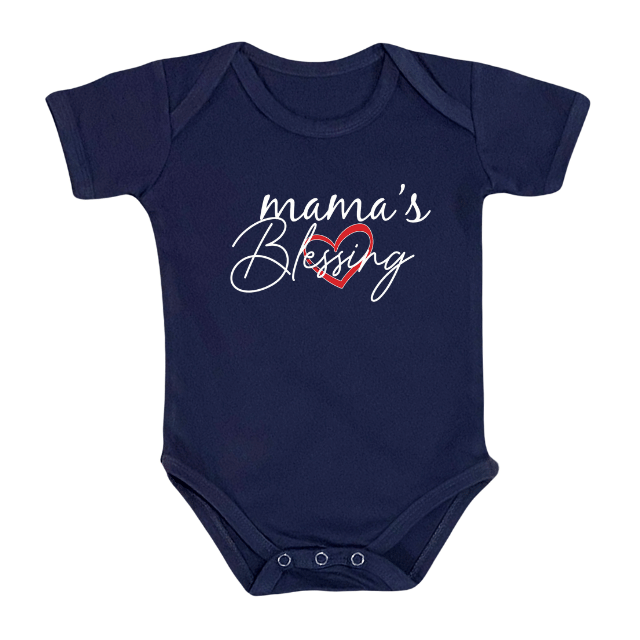 BLESSED MAMA TSHIRT AND ROMPER - Mom & Me
