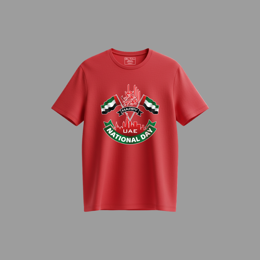 Family Matching T-Shirts – Happy UAE National Day Unisex Design