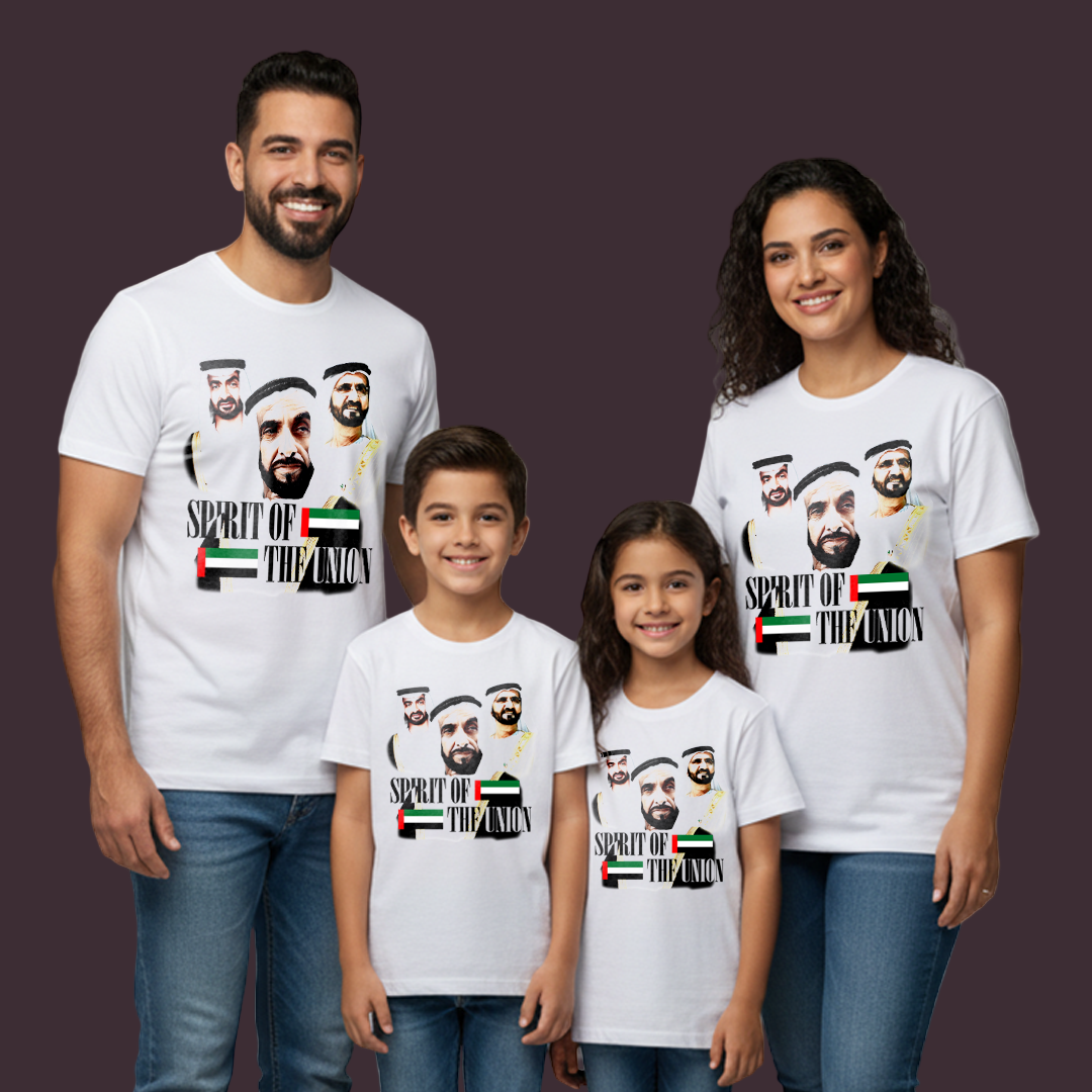 UAE National Day Unisex T-Shirt – “Spirit of the Union” Twinning Edition