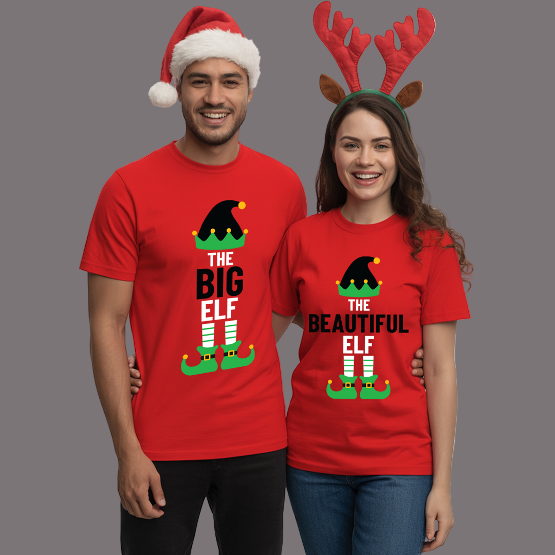 THE ELF FAMILY TSHIRT FOR FAMILY | ELF TSHIRT INDIVIDUAL- 1PCS
