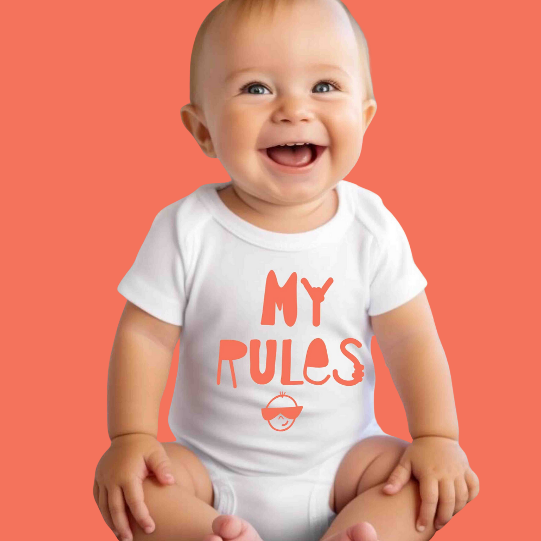 MY RULES BABY ROMPER - Infant Tees