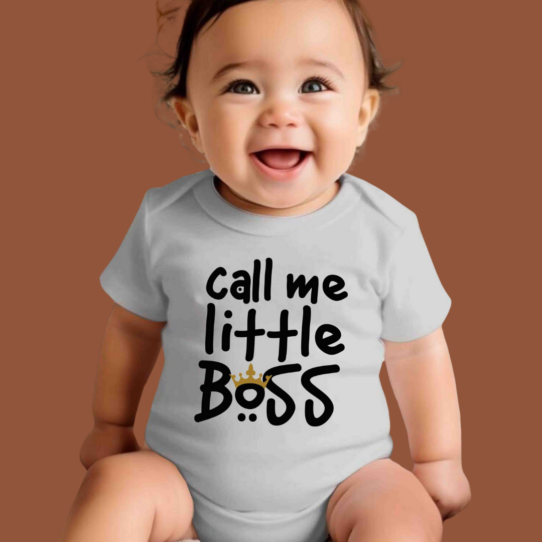 CALL ME LITTLE BOSS - Infant Tees