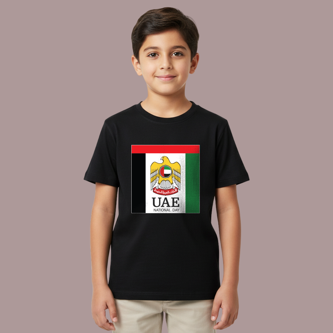 UAE National Day T-shirt with Emblem and Flag