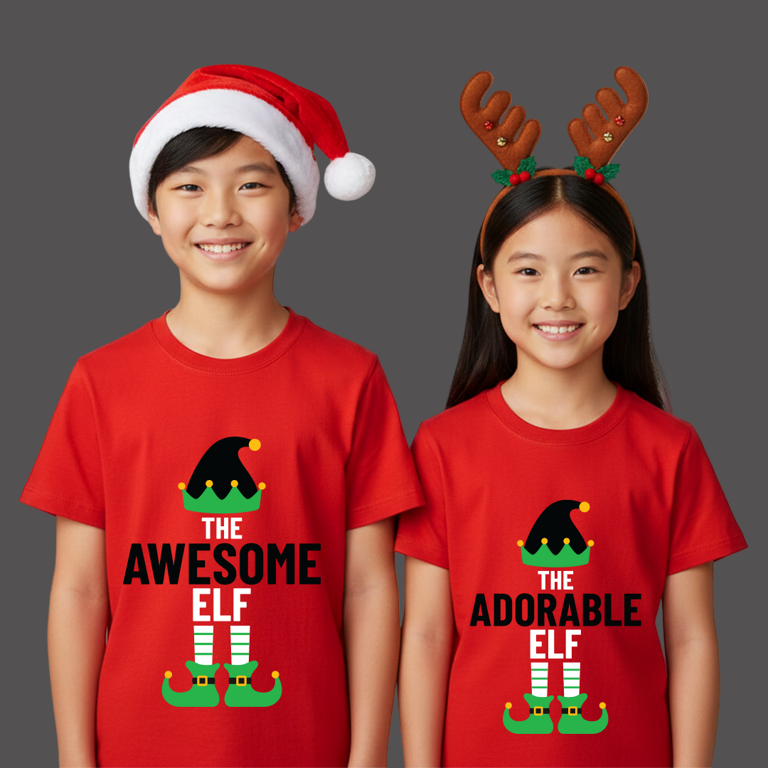 THE ELF FAMILY TSHIRT FOR FAMILY | ELF TSHIRT INDIVIDUAL- 1PCS