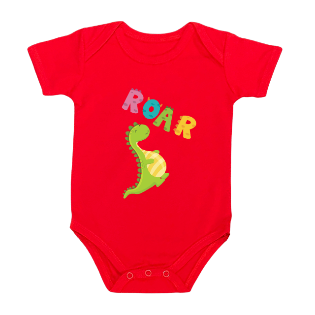 Roar Dino Kids Romper – Cute Dinosaur Design – Infant Tees