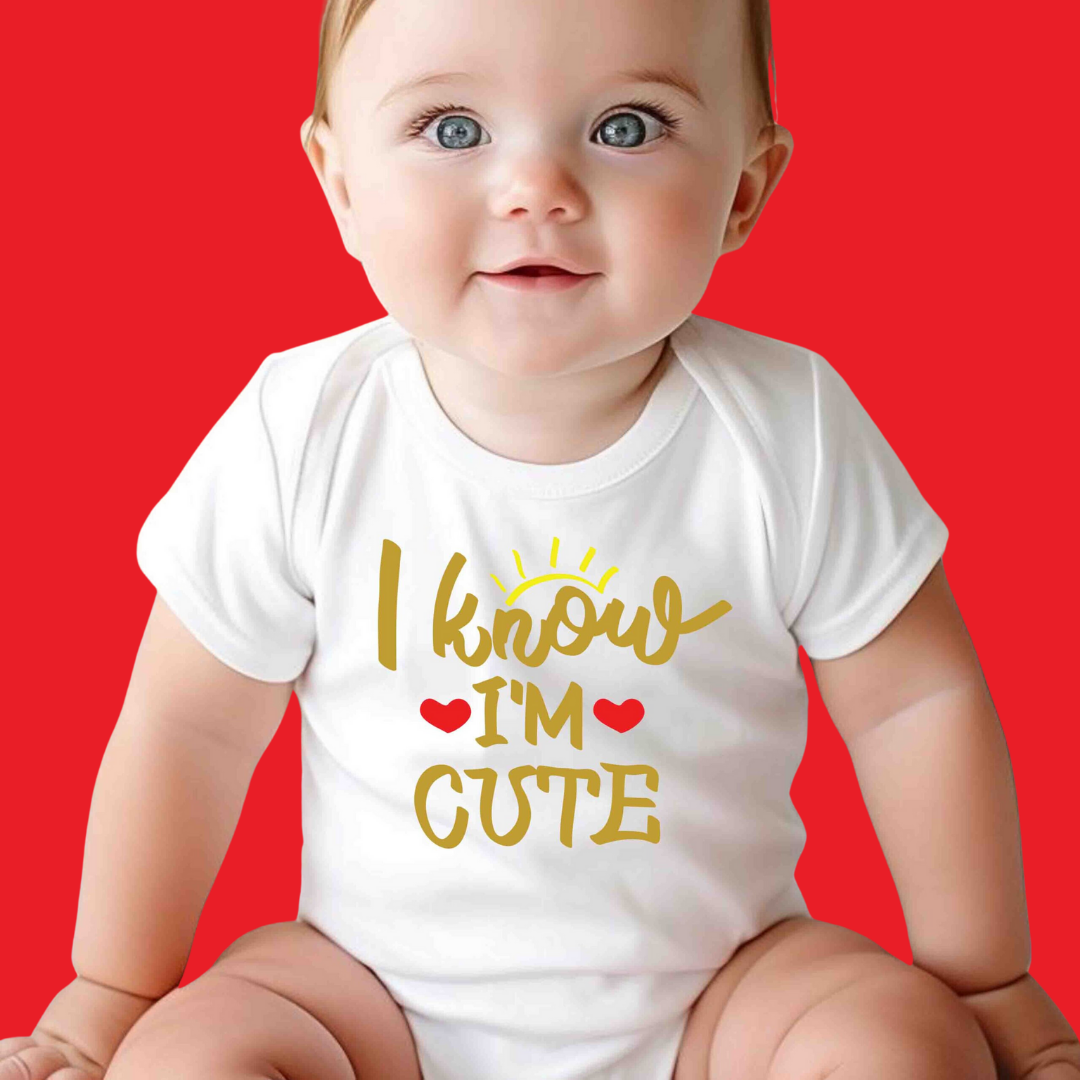 I KNOW IM CUTE - Infant Tees