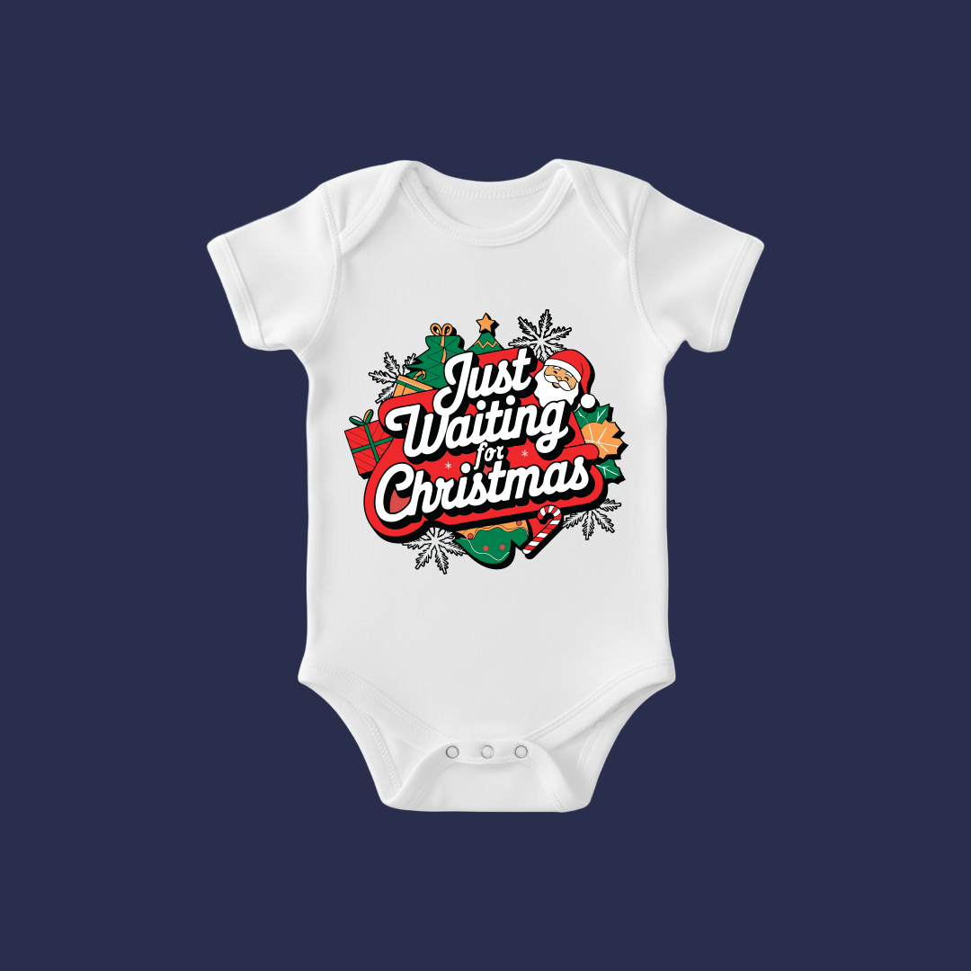 Just Waiting for Christmas Matching T-Shirt Matching Family outfit