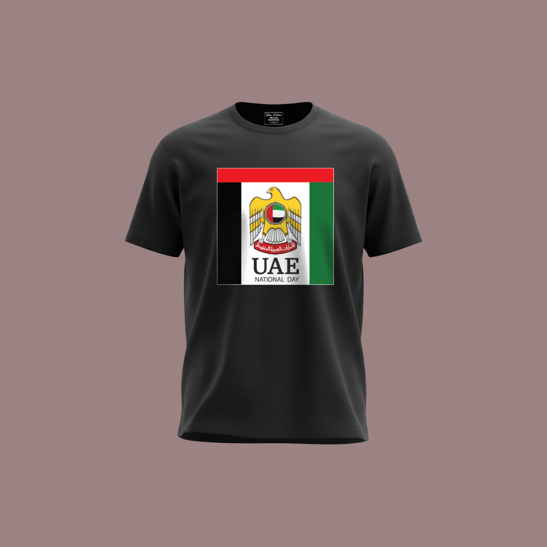 UAE National Day T-shirt with Emblem and Flag