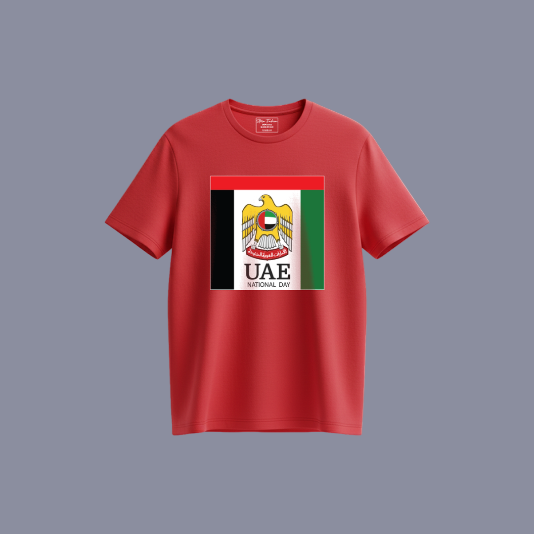 UAE National Day T-shirt with Emblem and Flag