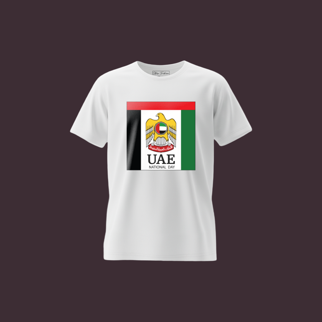 UAE National Day T-shirt with Emblem and Flag