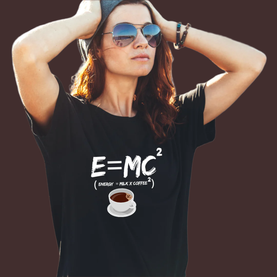 Coffee gives you Energy- Vibe Wear T-Shirt, 100% Cotton