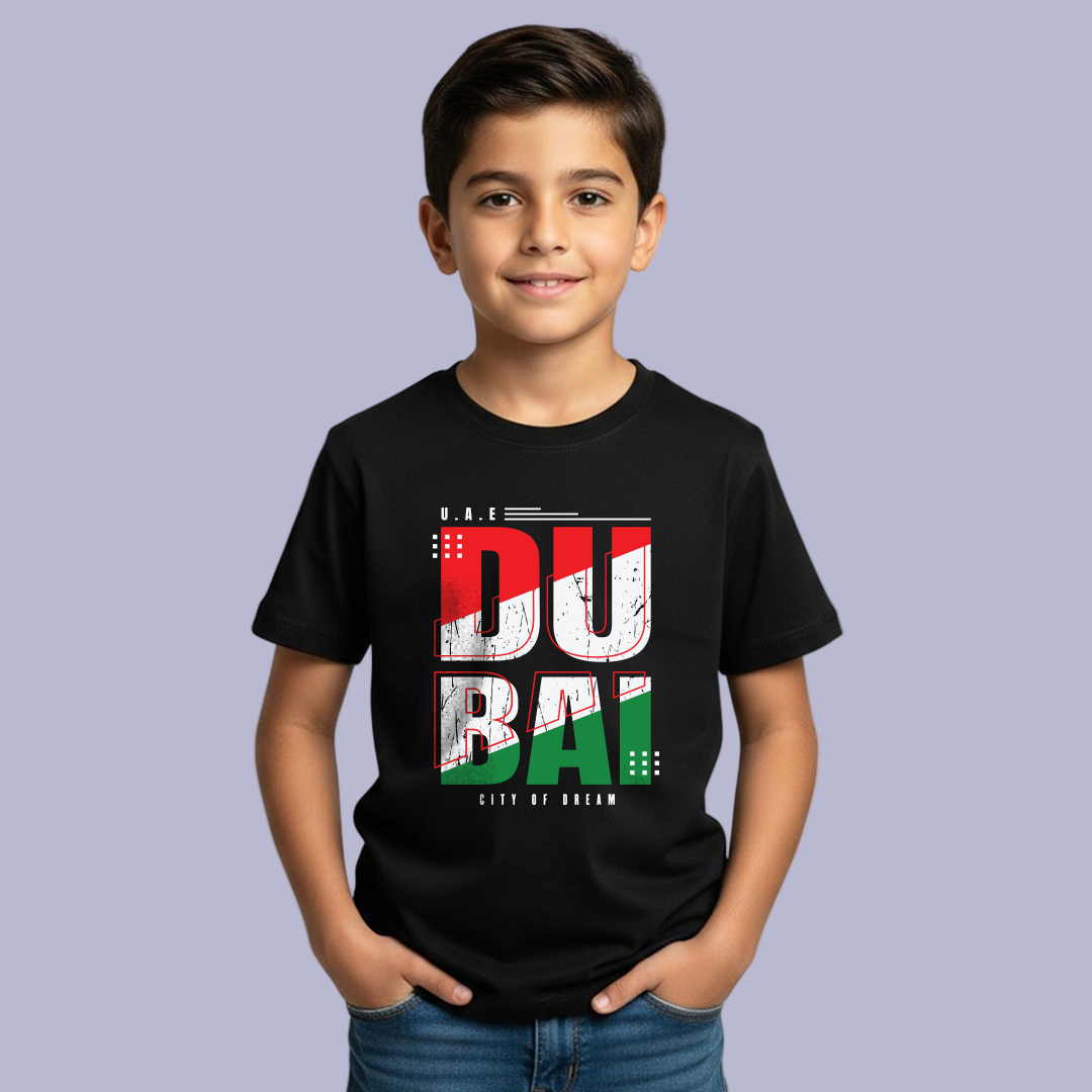 UAE Dubai City of Dreams Matching Family Tees – Souvenir Collection