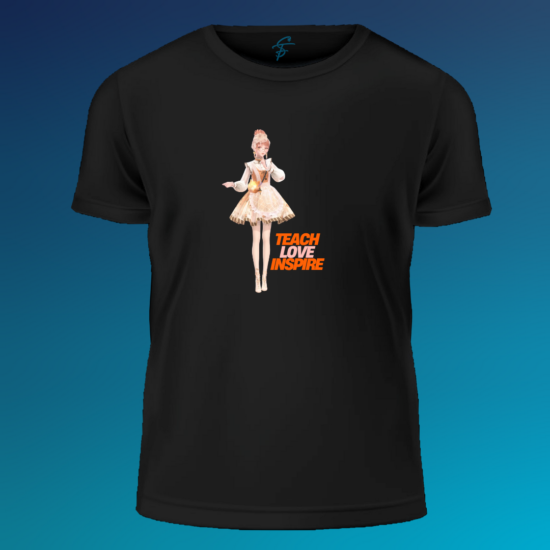 TEACH LOVE INSPIRE , T-Shirt, 100% Cotton