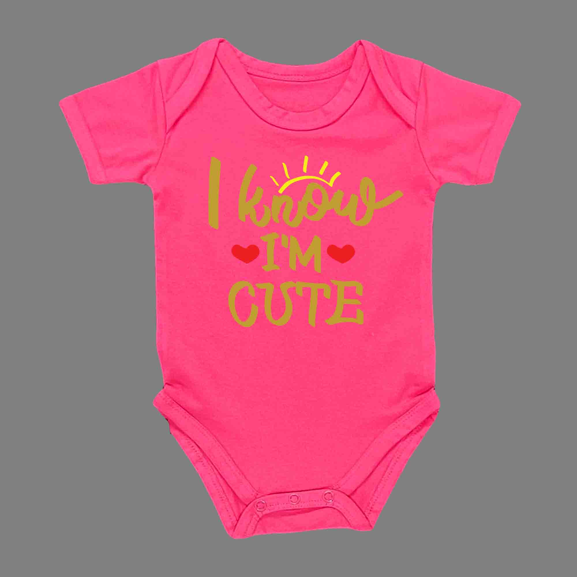 I KNOW IM CUTE - Infant Tees