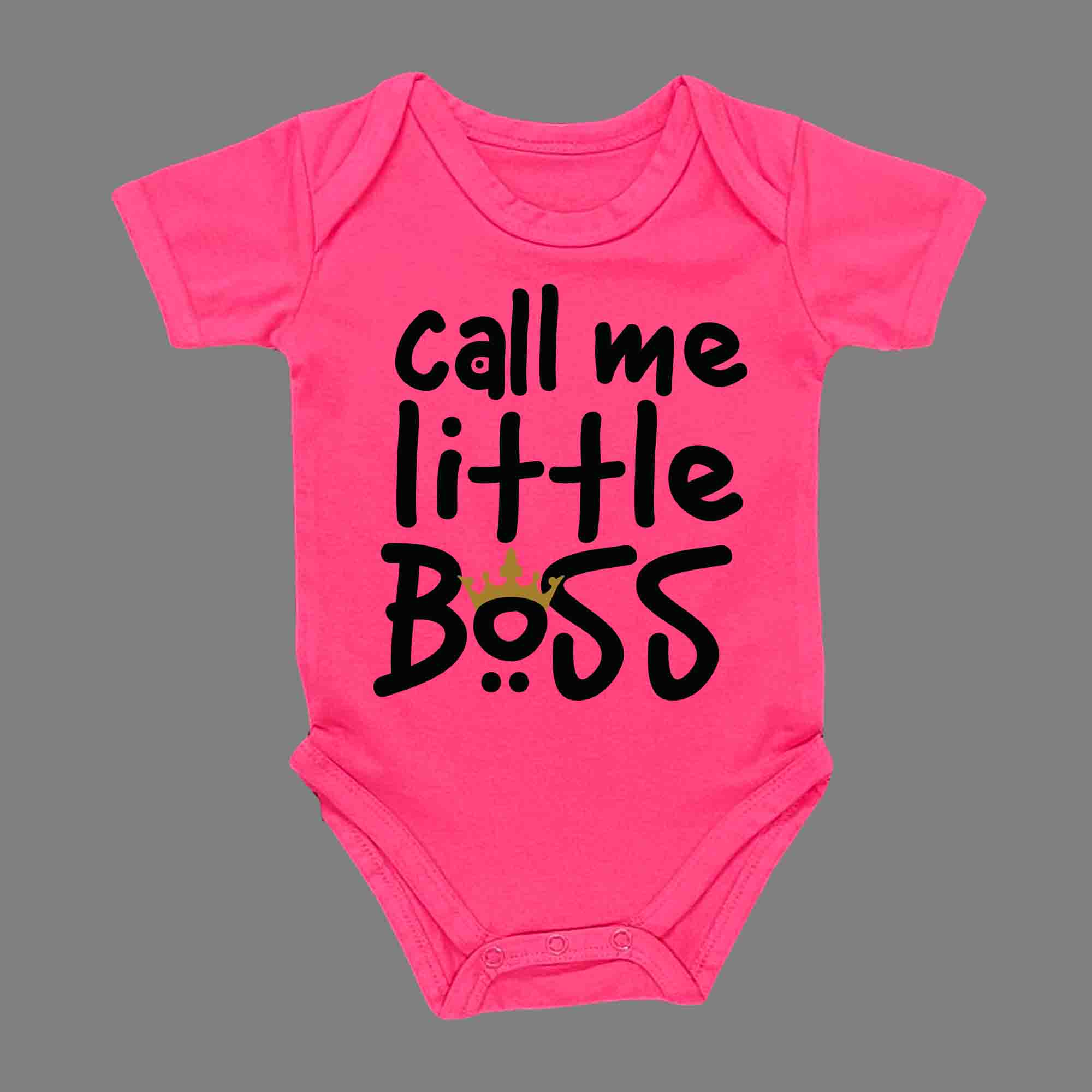 CALL ME LITTLE BOSS - Infant Tees