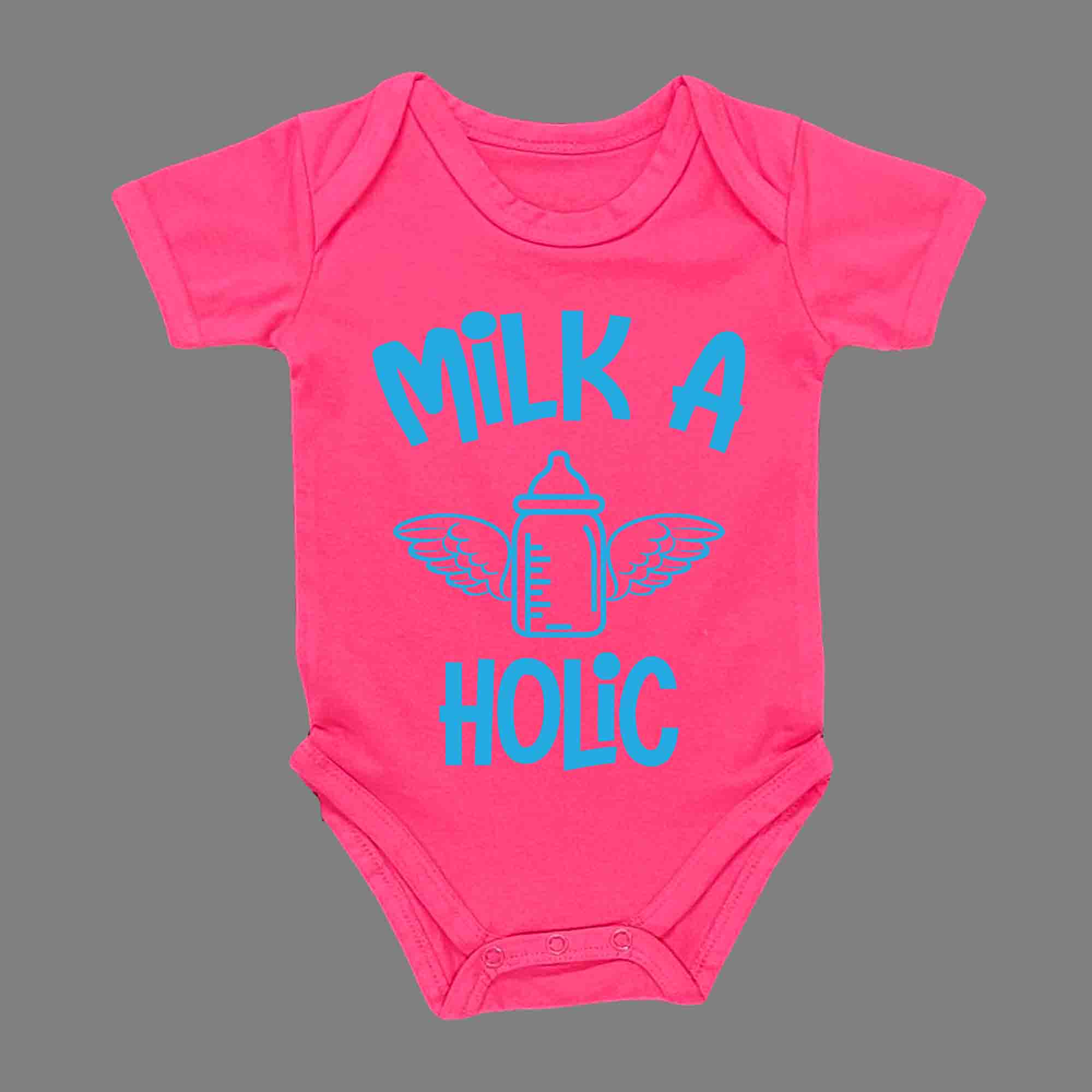 MILK A HOLIC BABY ROMPER - Infant Tees