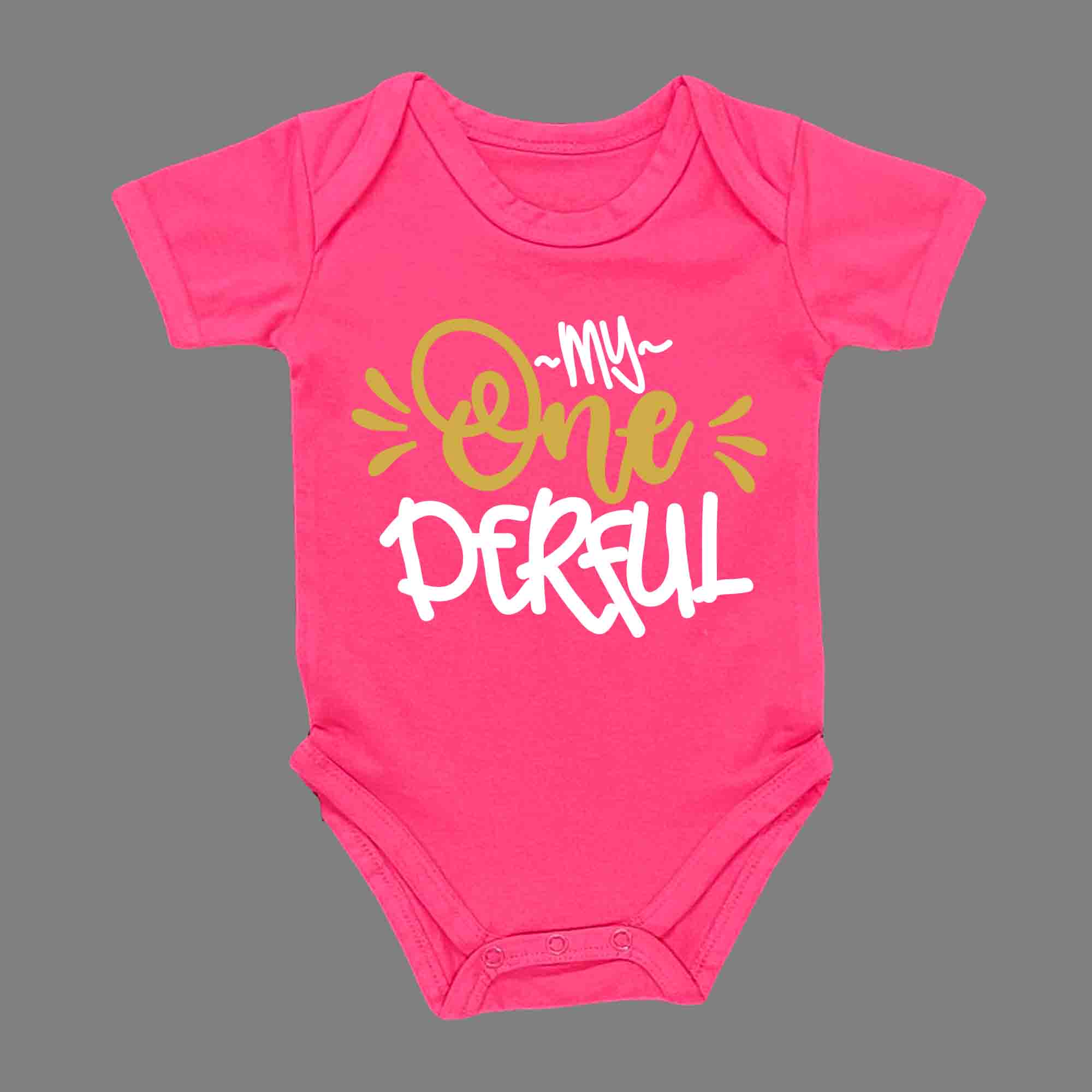 MY ONE DERFUL BABY ROMPER - Infant Tees