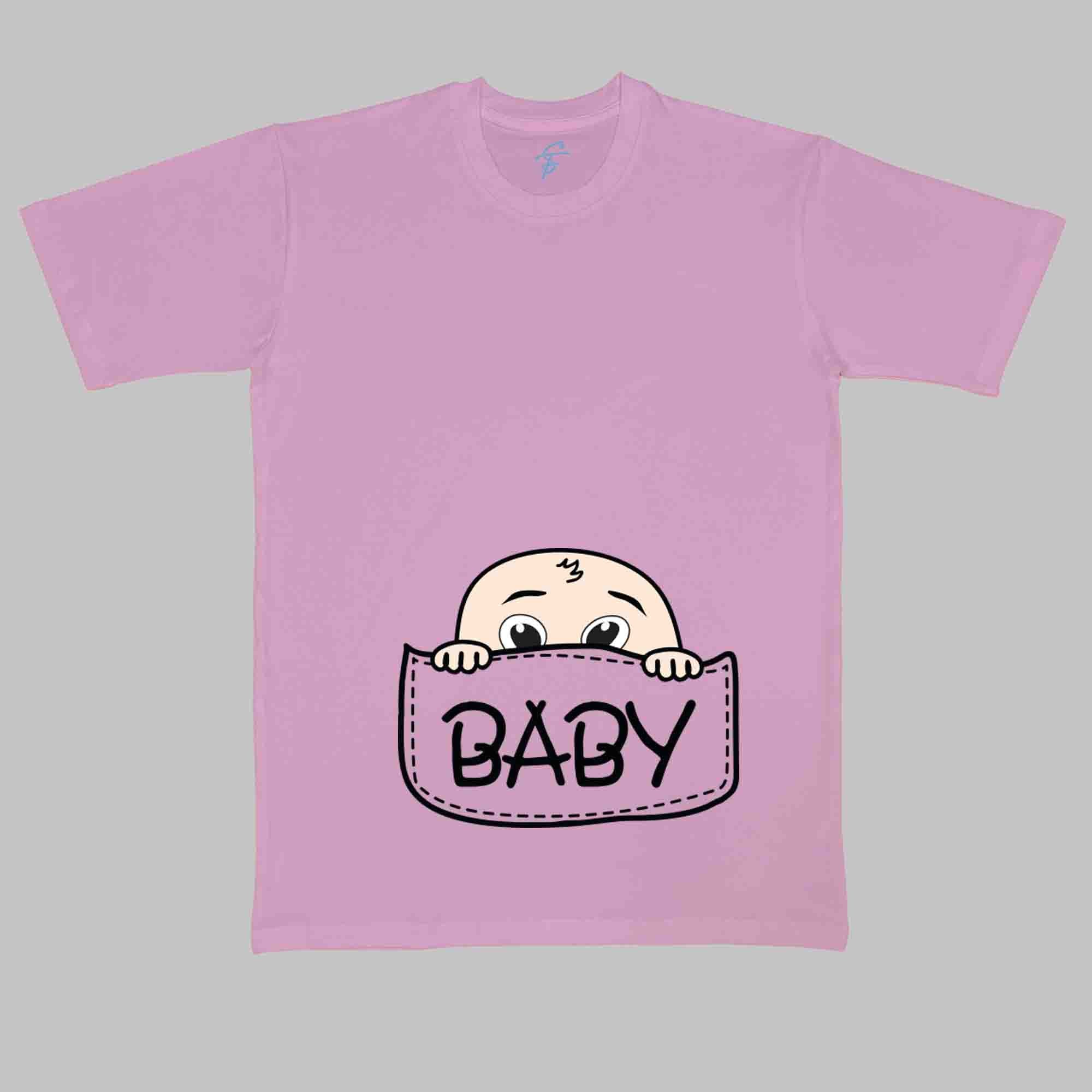 BABY POUCH TSHIRT - Pregnancy Tees - Sitara Fashions